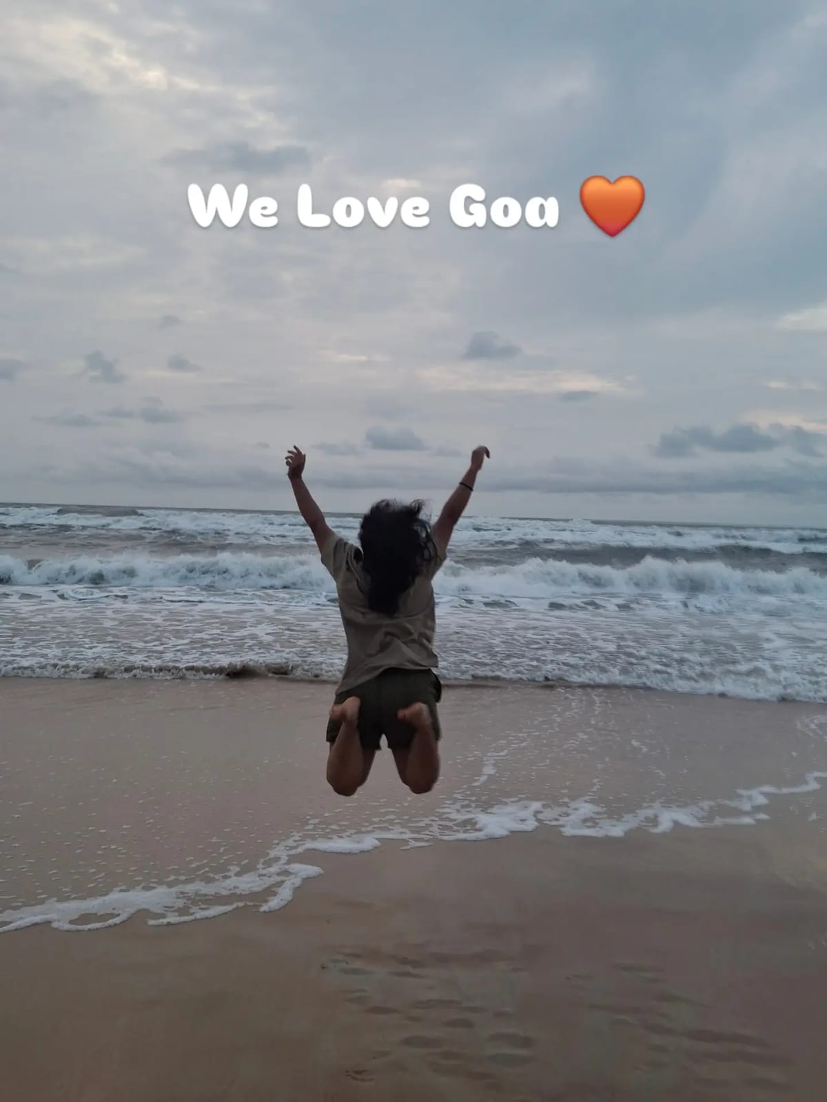 Me at the Goa beach